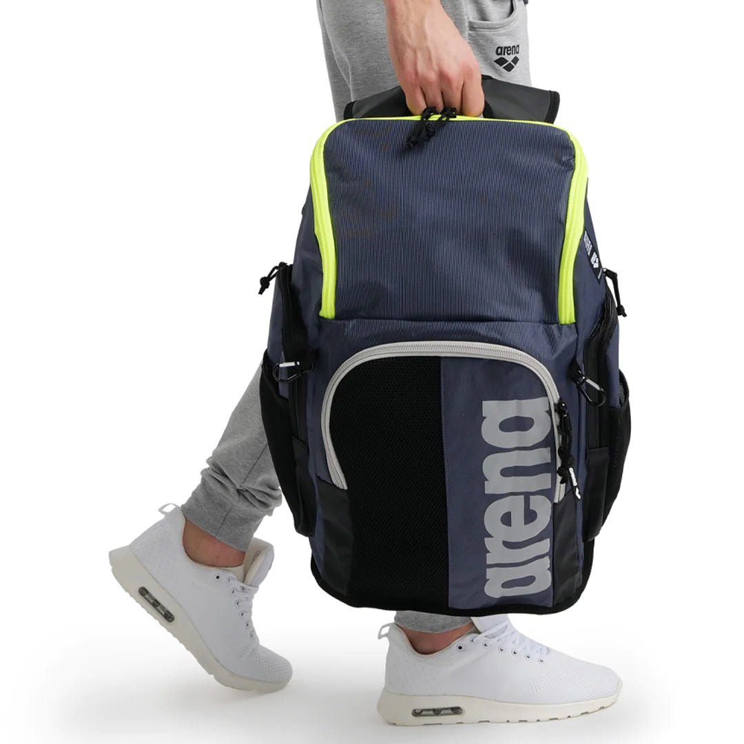 Mochila natación Arena - SPIKY III 45 Lts - Navy/Neon