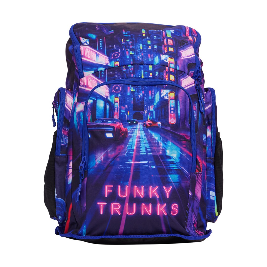 Mochila Natación Funkita, Space case Backpack 40 Lts - Cyber city