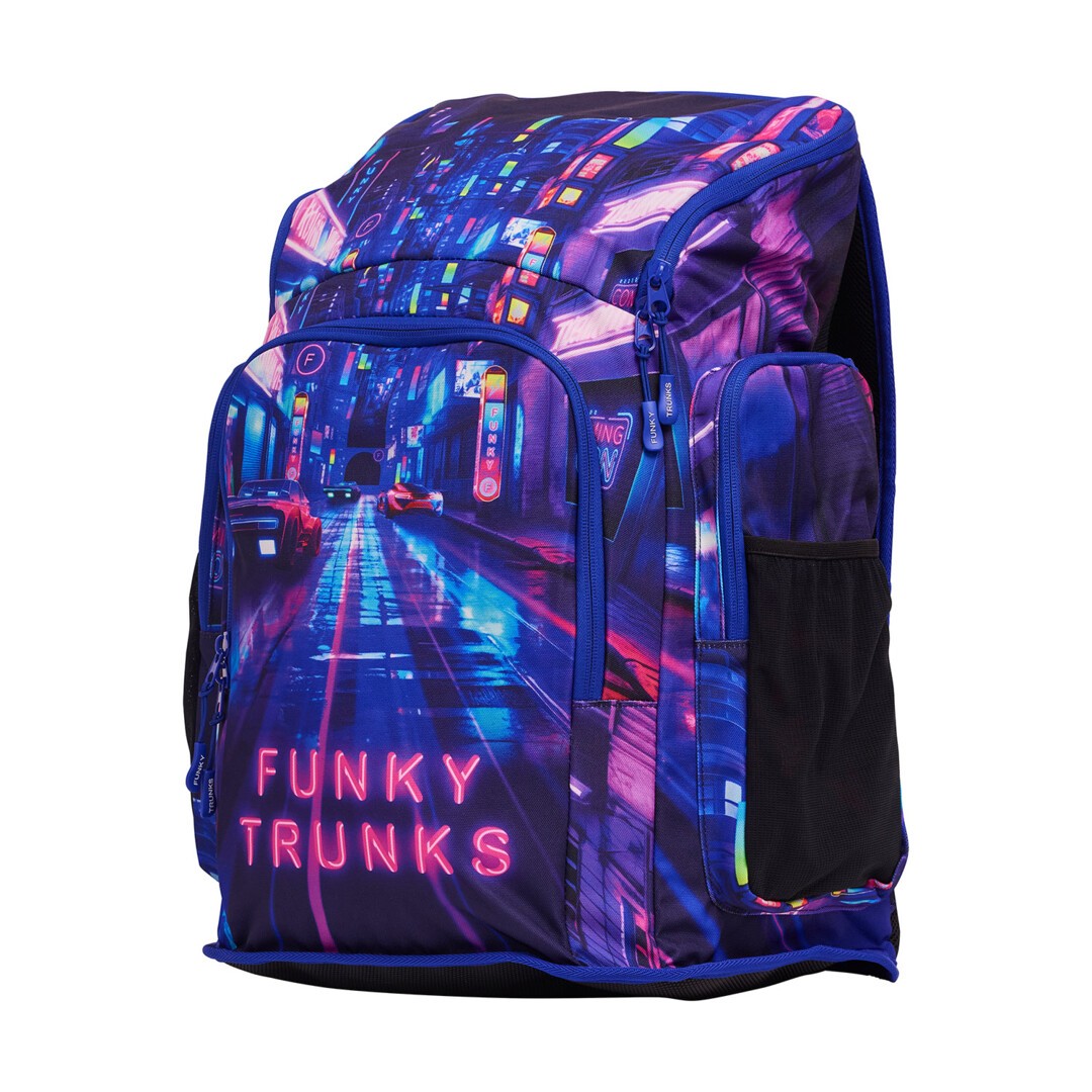 Mochila Natación Funkita, Space case Backpack 40 Lts - Cyber city