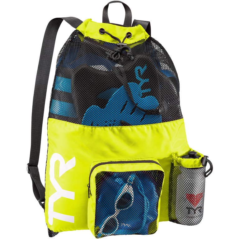 Mochila TYR Big Mesh Mummy - Fluor yellow