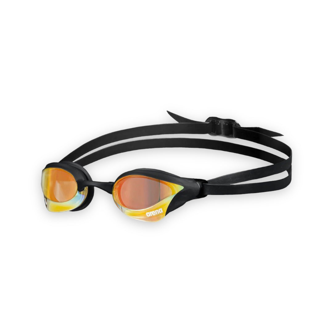 Lentes natación Arena Cobra Core Swipe Mirror - Yellow/copper/black