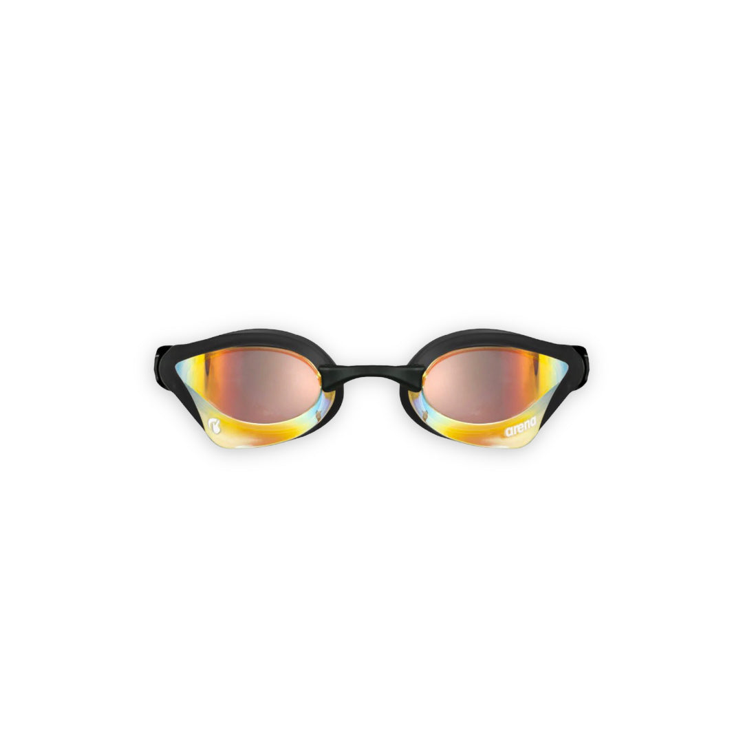 Lentes natación Arena Cobra Core Swipe Mirror - Yellow/copper/black