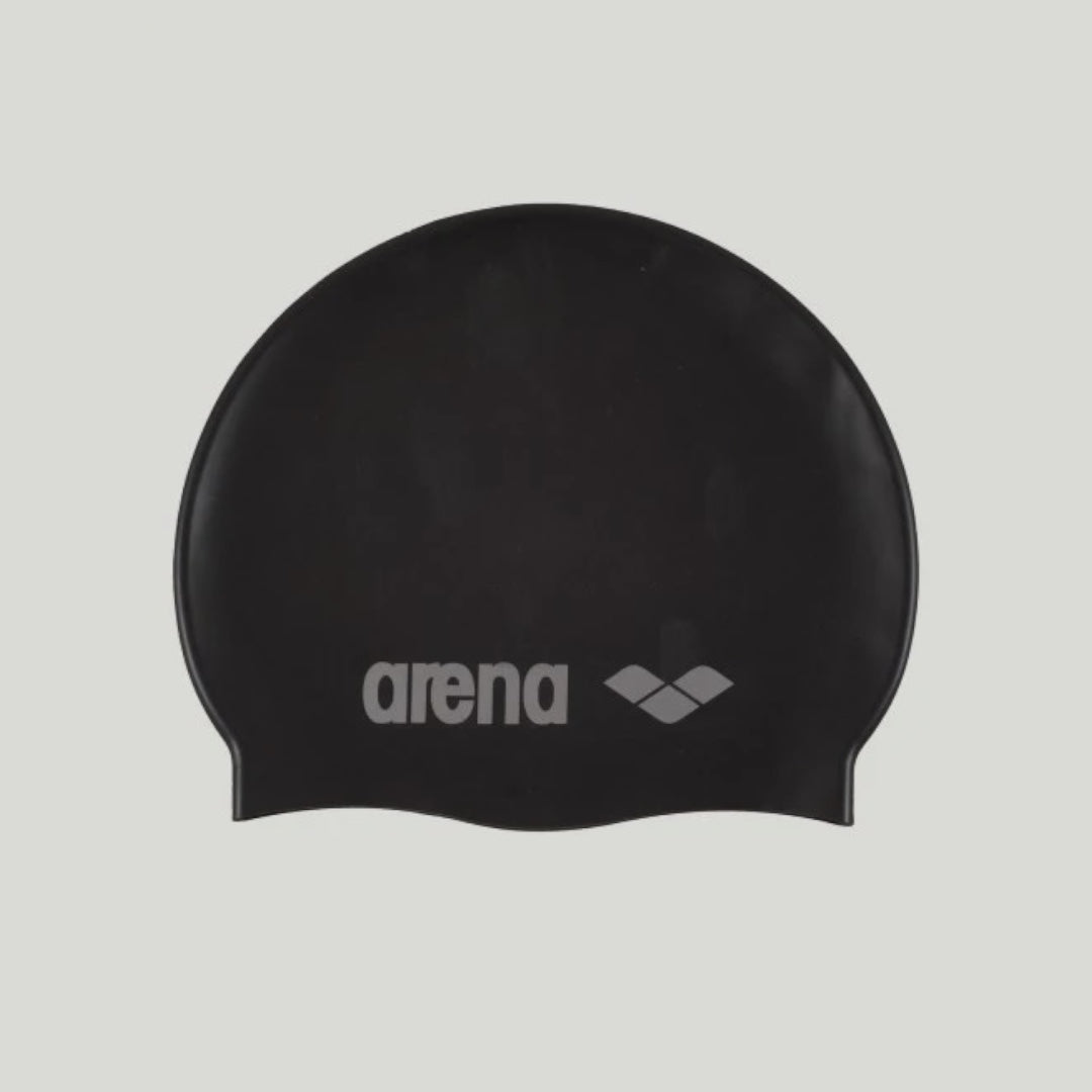 Gorro de natación Arena Classic silicona - Black