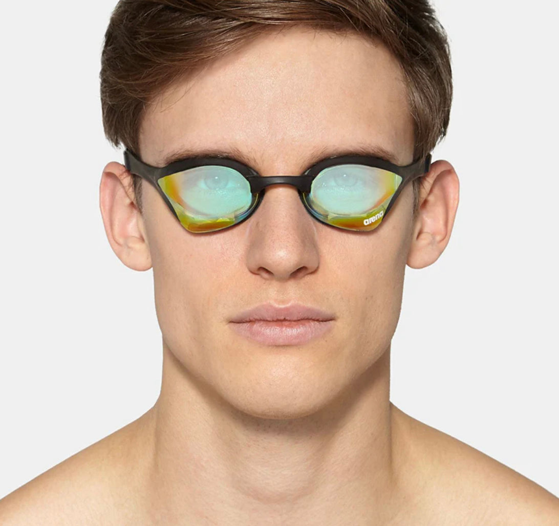 Lentes Arena Cobra Ultra Swipe espejados - Yellow/copper/black