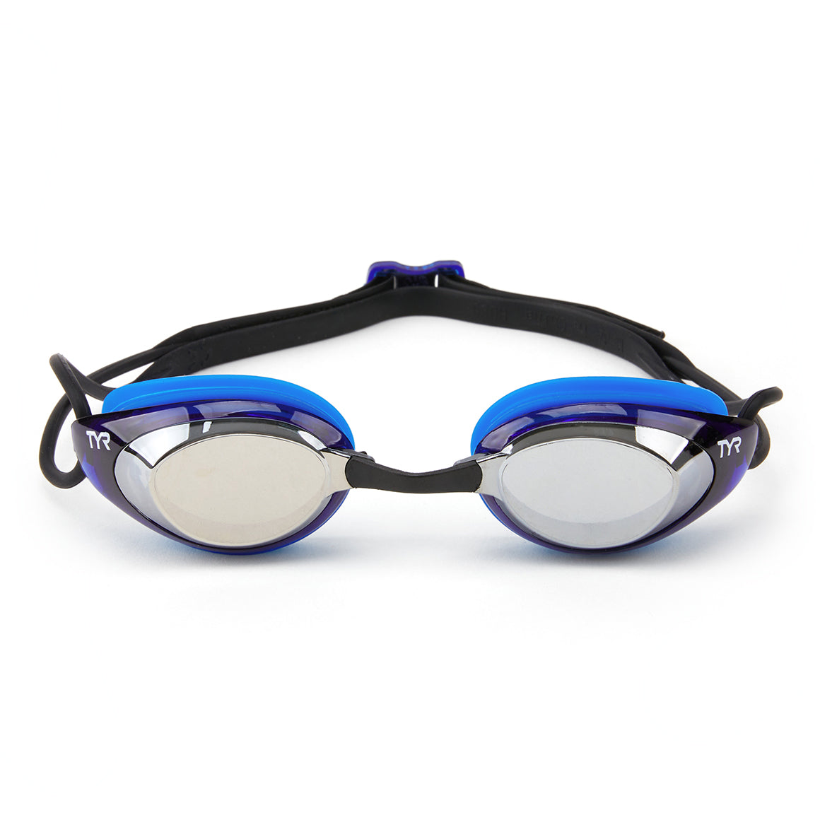 Lentes de natación Blackhawk Racing TYR - Silver/Blue