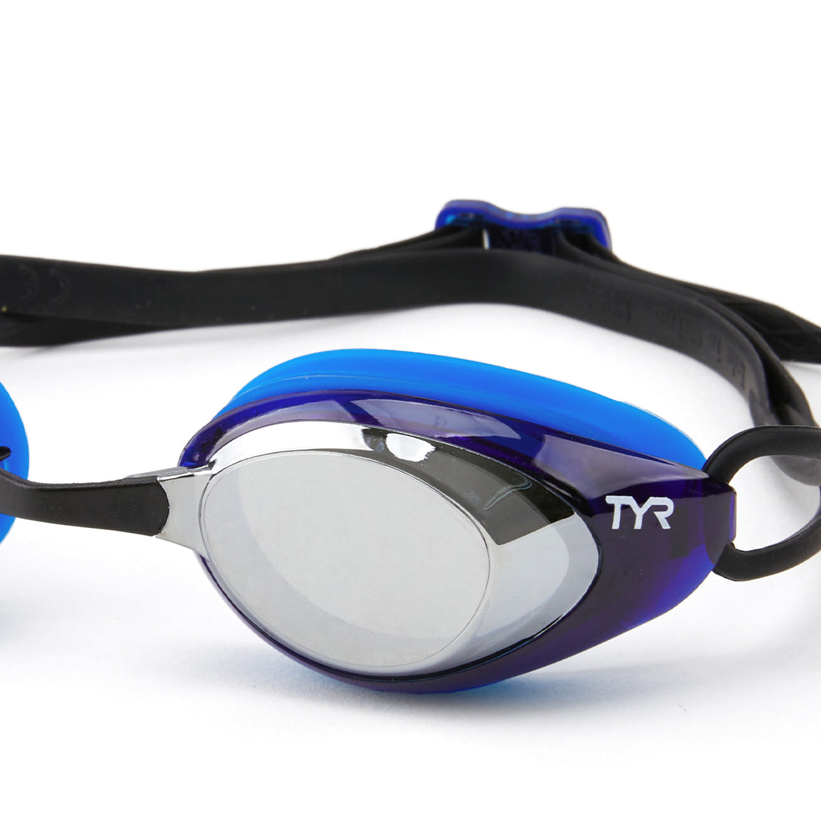 Lentes de natación Blackhawk Racing TYR - Silver/Blue