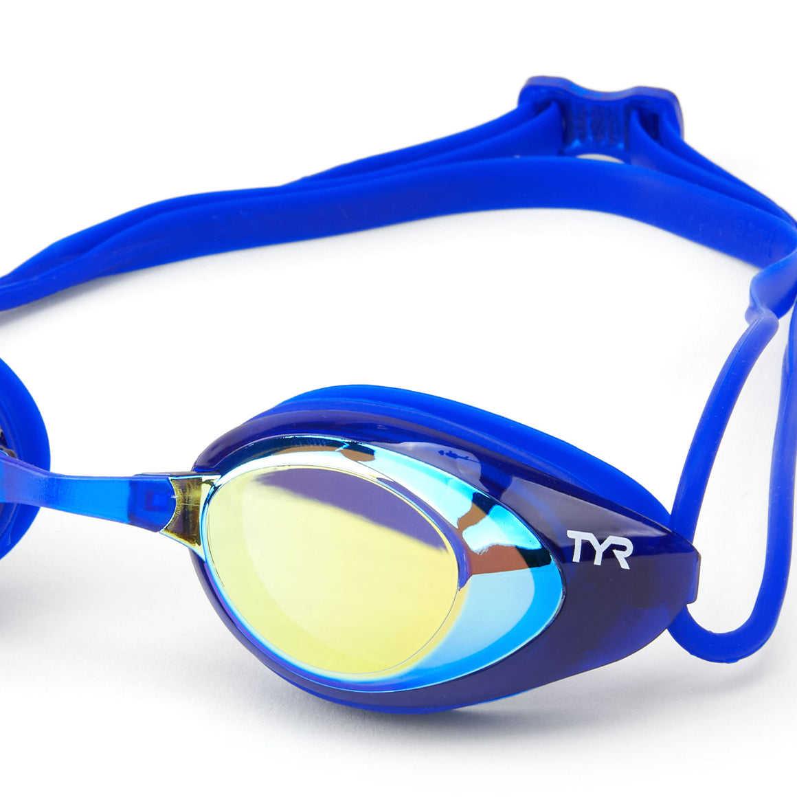 Lentes de natación Blackhawk Racing TYR - Gold/Royal