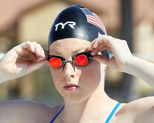 Lentes natación TYR Socket Rocket® 2.0 - Metal/Fire