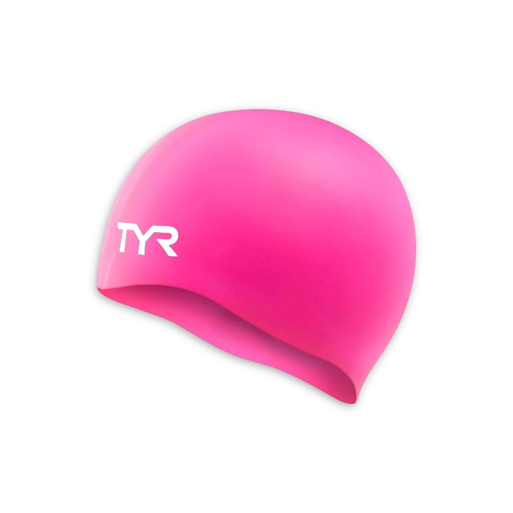 Gorro de natación sin arrugas TYR - Rosado