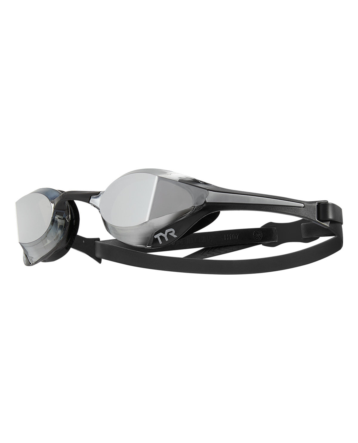 Lentes de natación TYR Tracer-X Elite Mirrored - Silver/Black
