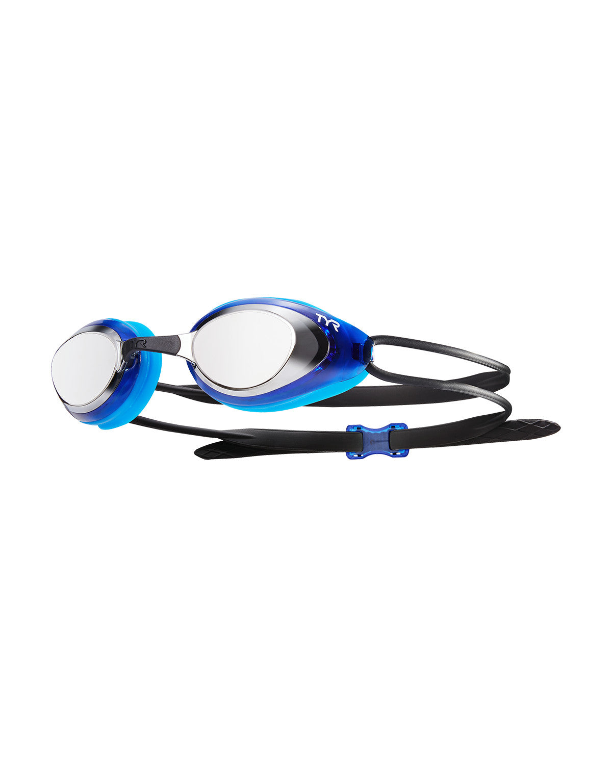 Lentes de natación Blackhawk Racing TYR - Silver/Blue