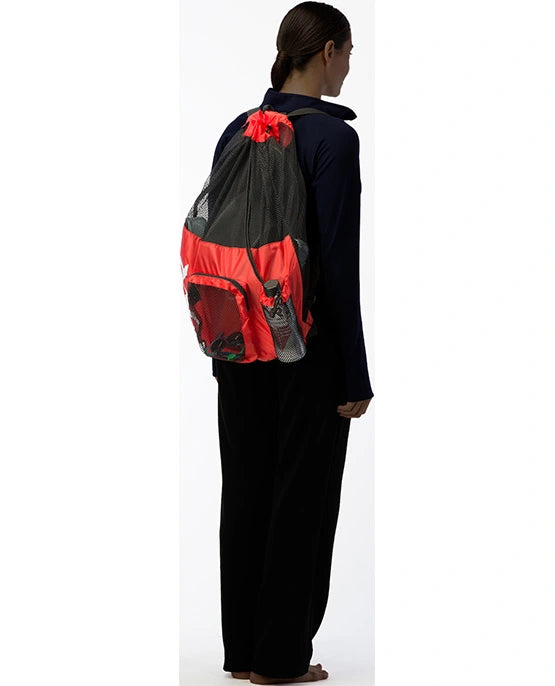 Mochila TYR Big Mesh Mummy - Red