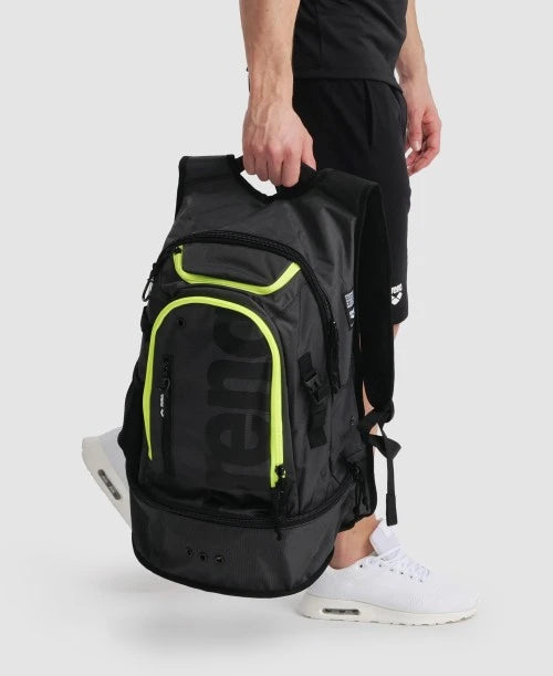 Mochila natación Arena Fastpack 3.0 - Black/neon