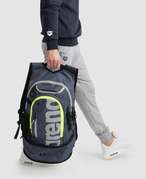 Mochila natación Arena Fastpack 3.0 - Navy/neon