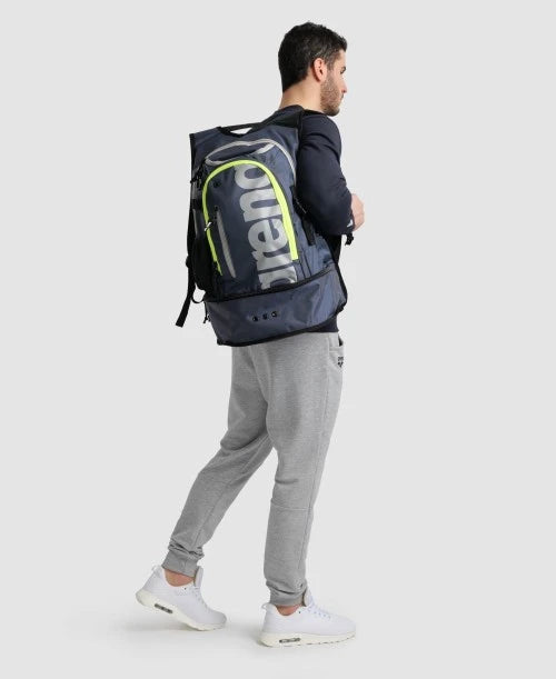 Mochila natación Arena Fastpack 3.0 - Navy/neon