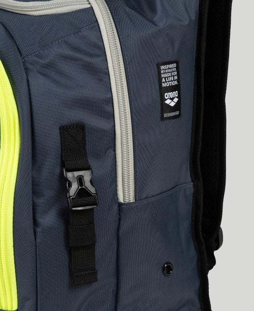 Mochila natación Arena Fastpack 3.0 - Navy/neon
