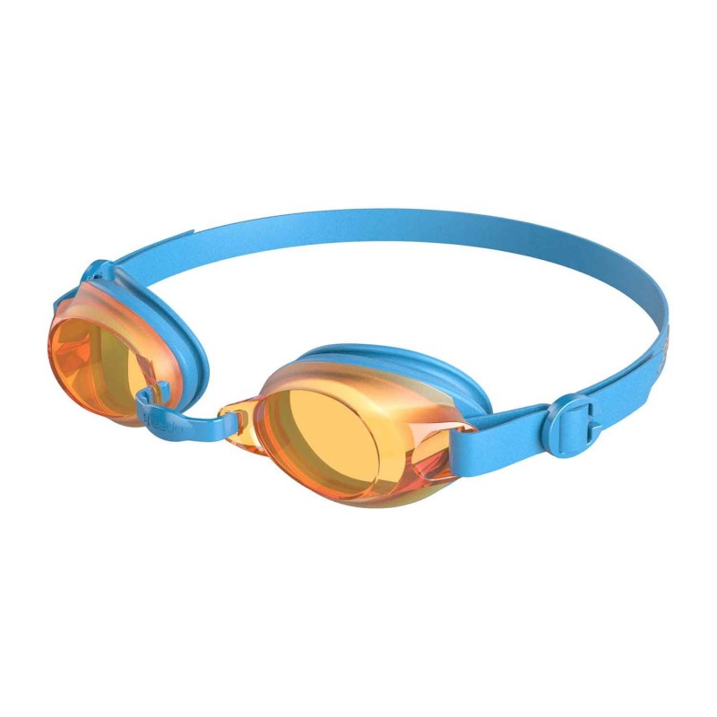 Lentes Speedo Junior Jet (6 a 14 años) - Celeste/Naranja