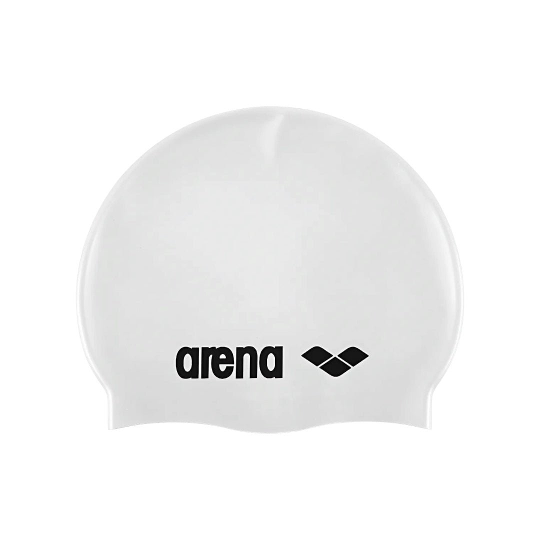 Gorro de natación Arena Classic silicona - White/Black - Barlovento natación