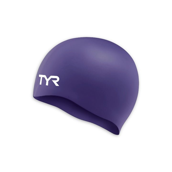 Gorro de natación sin arrugas TYR - Morado - Barlovento natación