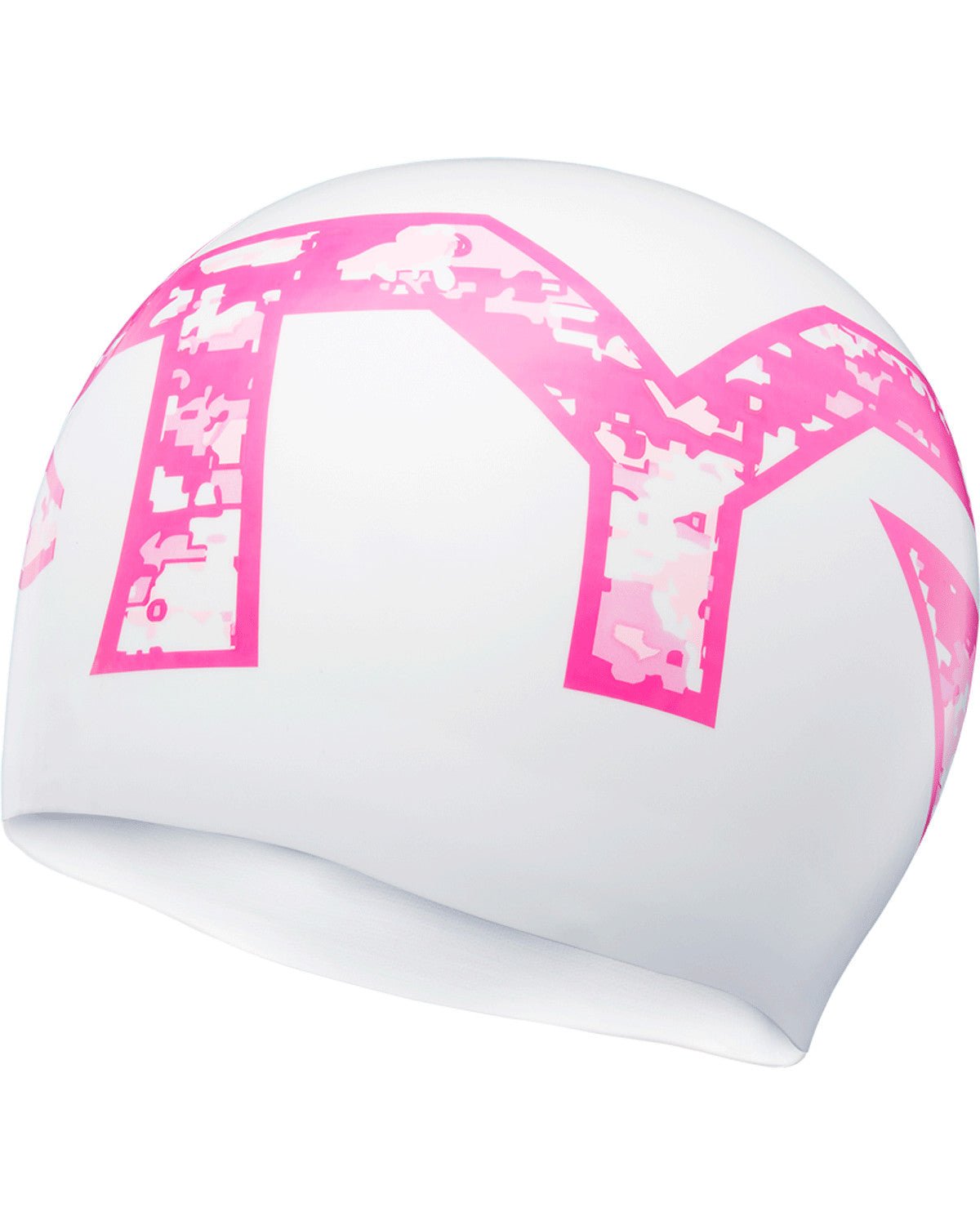 Gorro natación TYR Logo - Pink/White - Barlovento natación