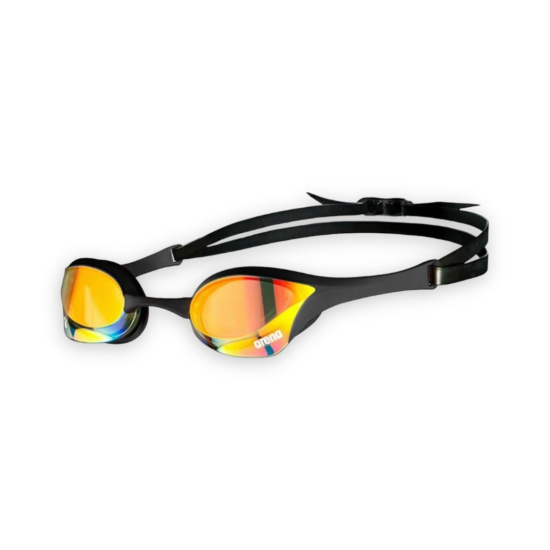 Lentes Arena Cobra Ultra Swipe espejados - Yellow/copper/black - Barlovento natación