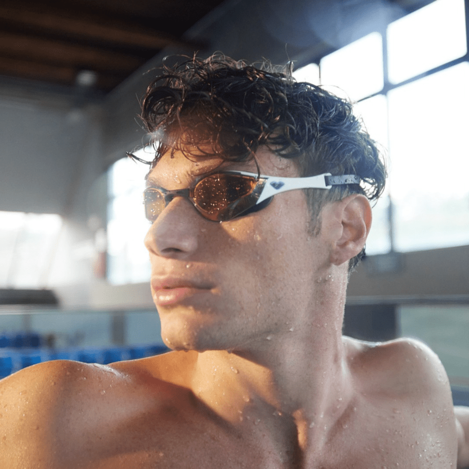 Lentes natación Arena Cobra Edge - White/Black - Barlovento natación