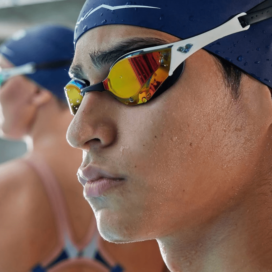 Lentes natación Arena Cobra Edge - White/Black - Barlovento natación