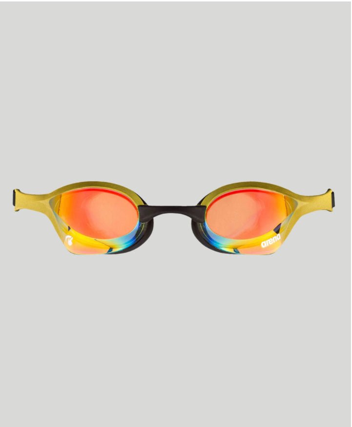 Lentes natación Arena Cobra Ultra Swipe Mirror - Yellow/Copper/Gold - Barlovento natación
