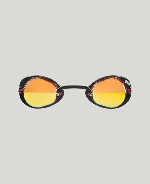 Lentes natacion Arena Swedix Mirror - Red/Yellow - Barlovento natación