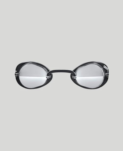 Lentes natacion Arena Swedix Mirror - Silver/Black - Barlovento natación