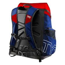 Mochila de natación TYR Alliance 45 Lts - Navy/Red - Barlovento natación