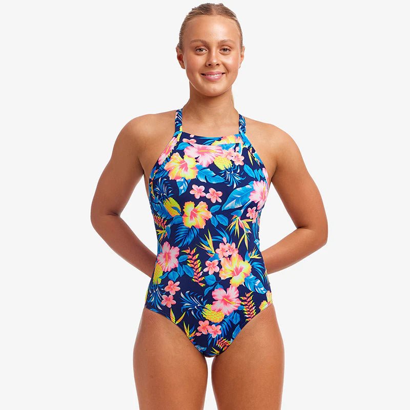 Traje de baño Funkita, Sky Hi One Piece - In Bloom - Barlovento natación