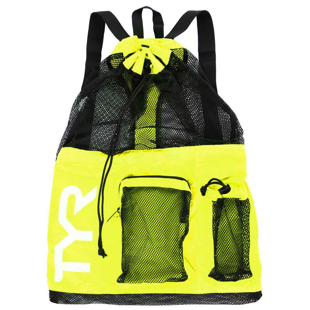 Mochila TYR Big Mesh Mummy - Fluor yellow