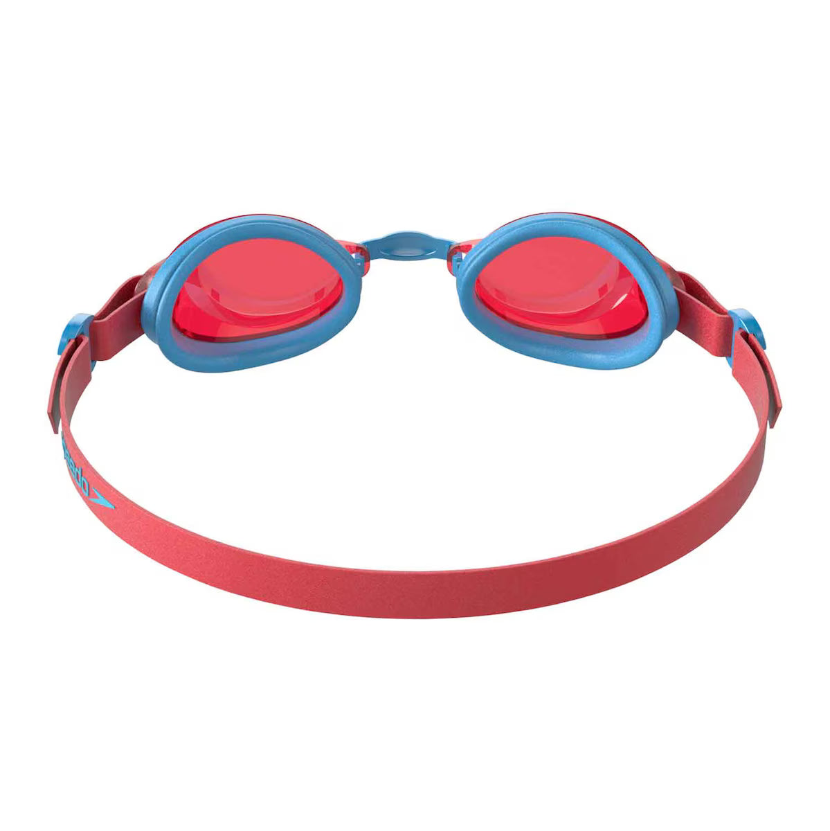 Lentes Speedo Junior Jet (6 a 14 años) - Celeste/Rojo
