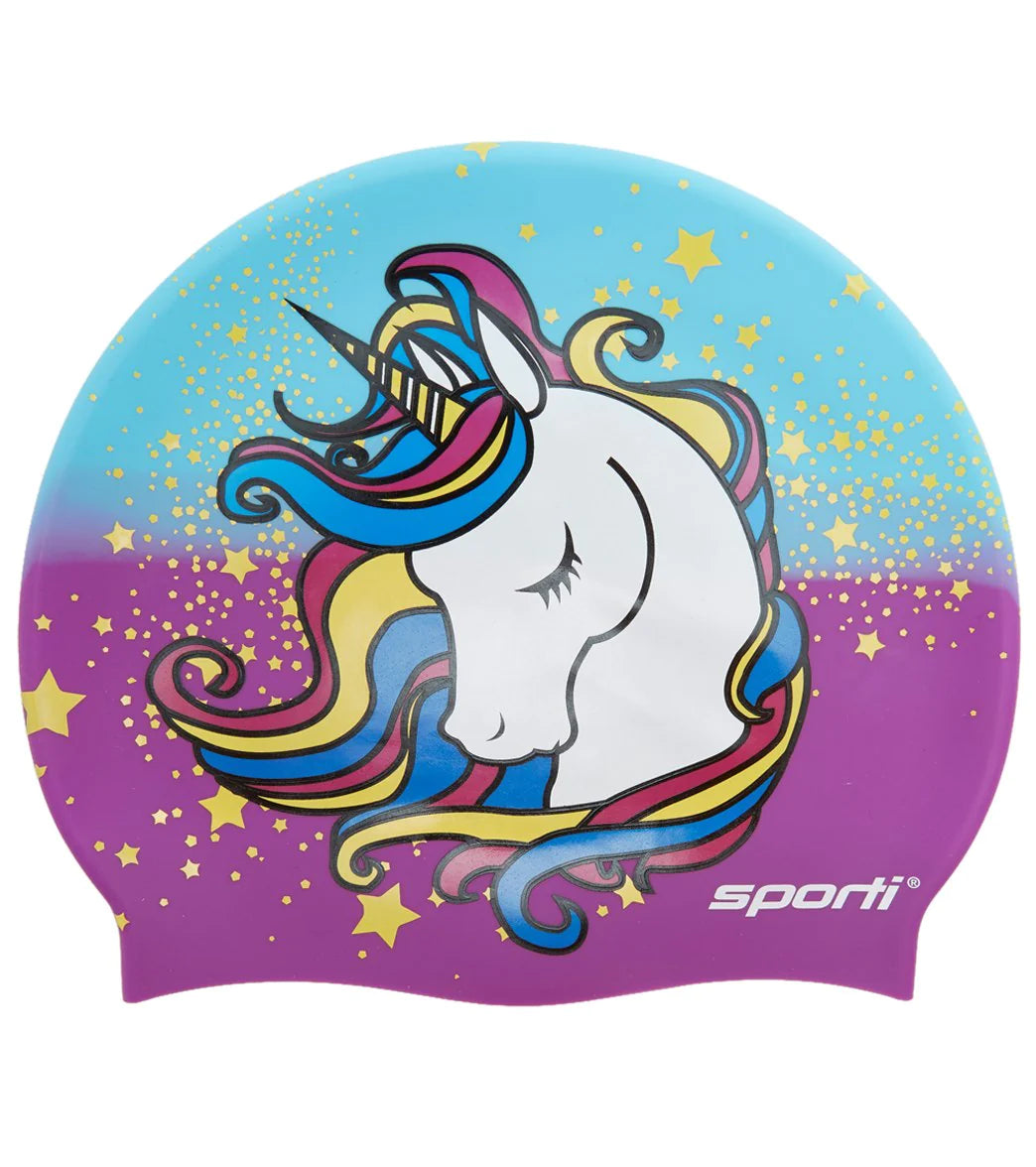 Gorro de natación Sporti - Unicornio