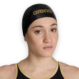 Gorro Arena Moulded Pro II - Negro/dorado