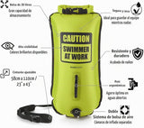 Boya para aguas abiertas BuddySwim 28 lts - Yellow