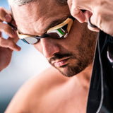 Lentes natación Arena Cobra Core Swipe Mirror - Silver/Gold