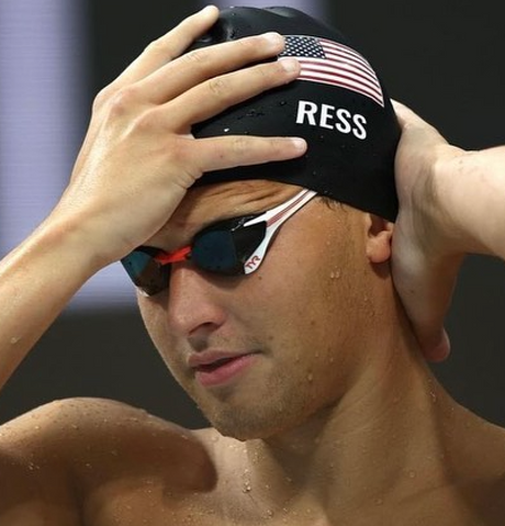 Lentes de natación TYR Tracer-X Elite - Smoke/Red