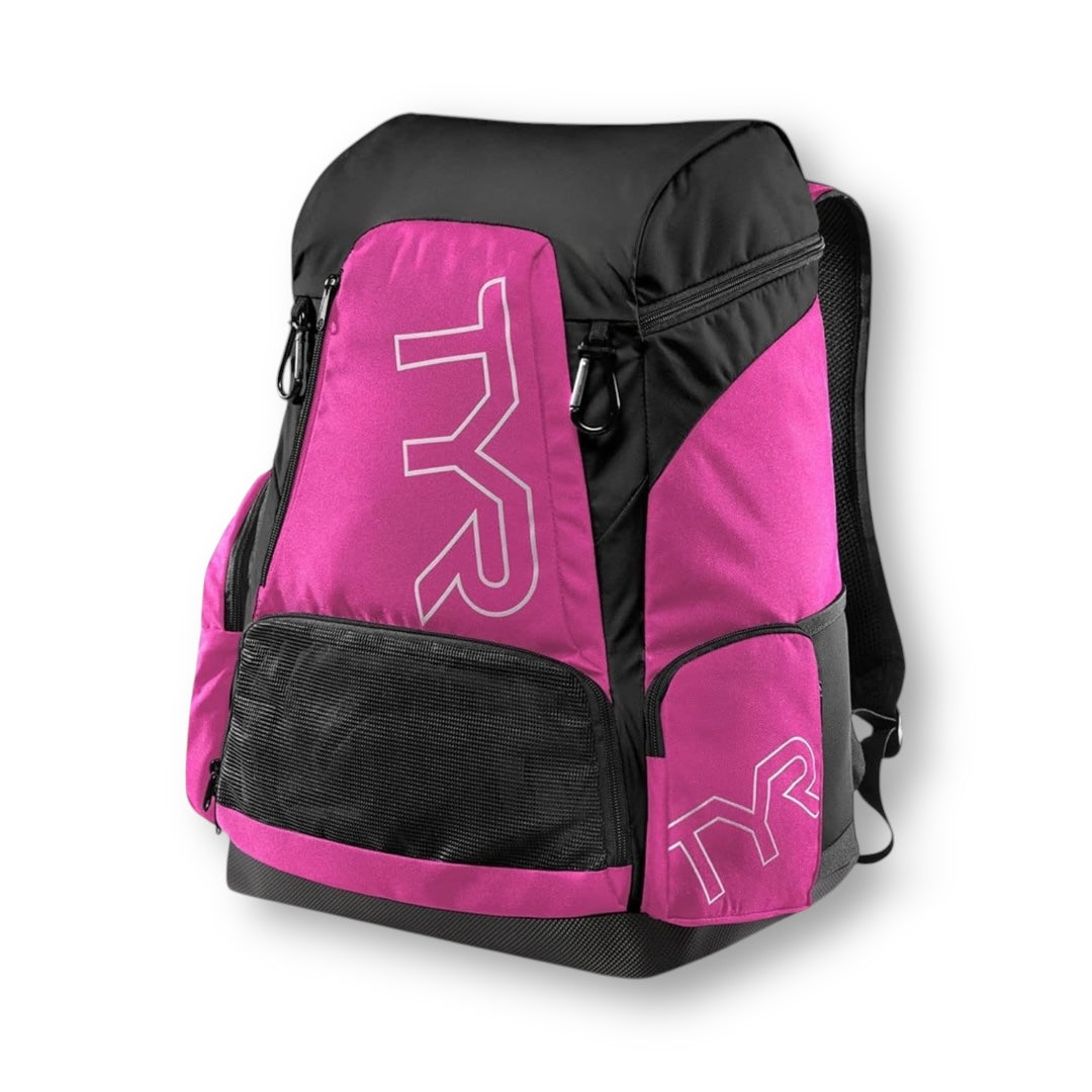 Mochila de natación TYR Alliance 45 Lts - Rosado/negro