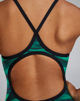 Traje de baño TYR Technowave Green - Diamondfit