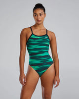 Traje de baño TYR Technowave Green - Diamondfit