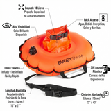 Boya para aguas abiertas BuddySwim Hydratation 10 lts - Orange