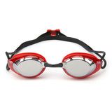 Lentes de natación Blackhawk Racing TYR - Silver/red