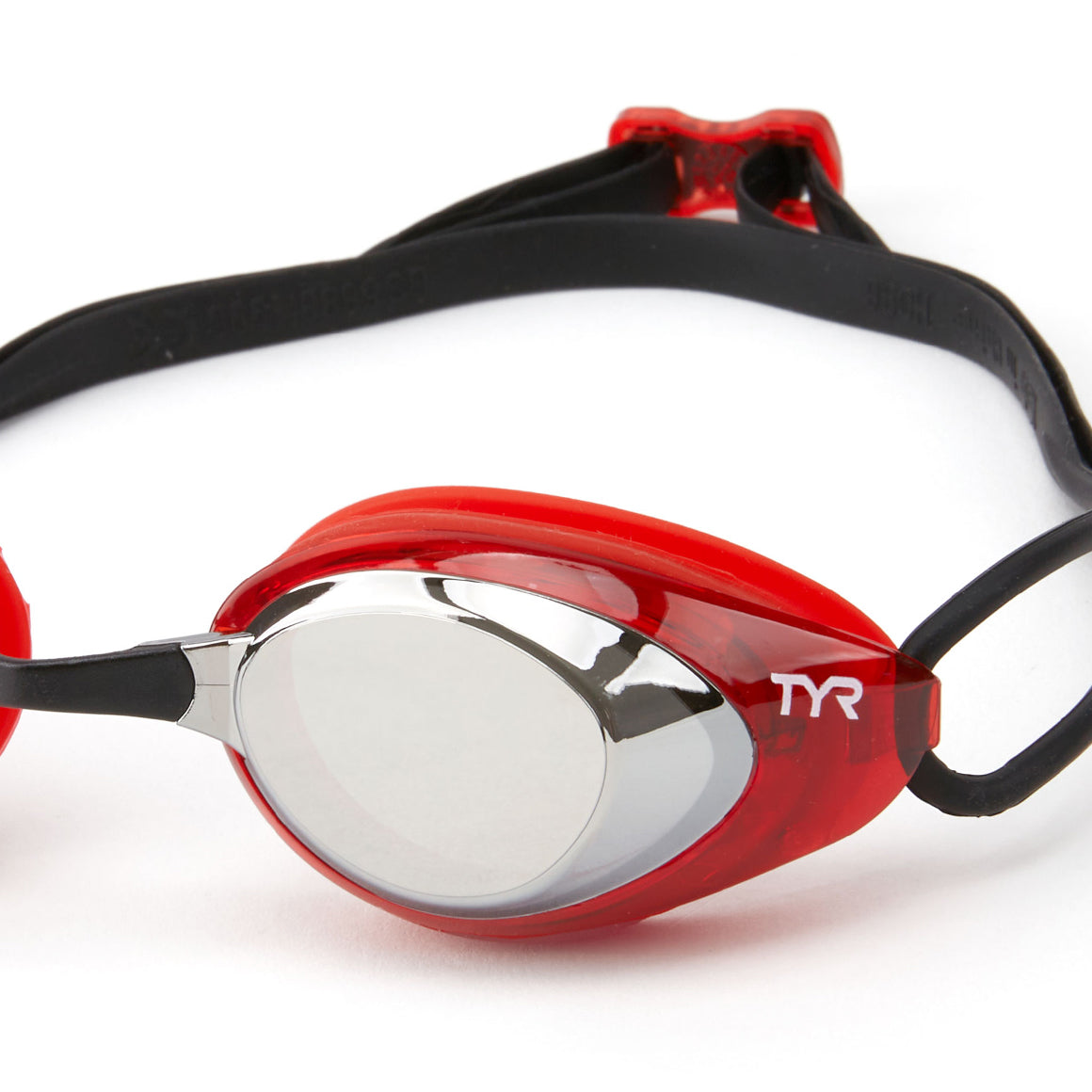 Lentes de natación Blackhawk Racing TYR - Silver/red