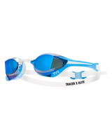 Lentes de natación TYR Tracer-X Elite Espejados -  Blue/White