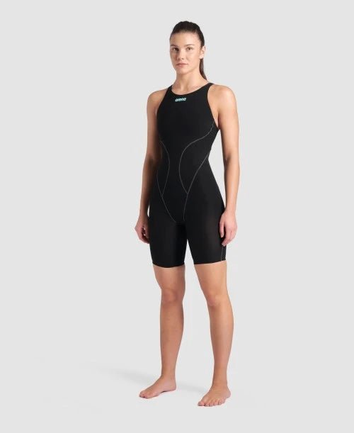 Arena Powerskin Impulso Espalda Abierta - Black/Teal - Barlovento natación
