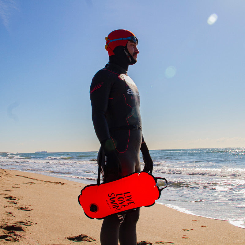 Boya para aguas abiertas BuddySwim Ultralight 10 litros - Pink