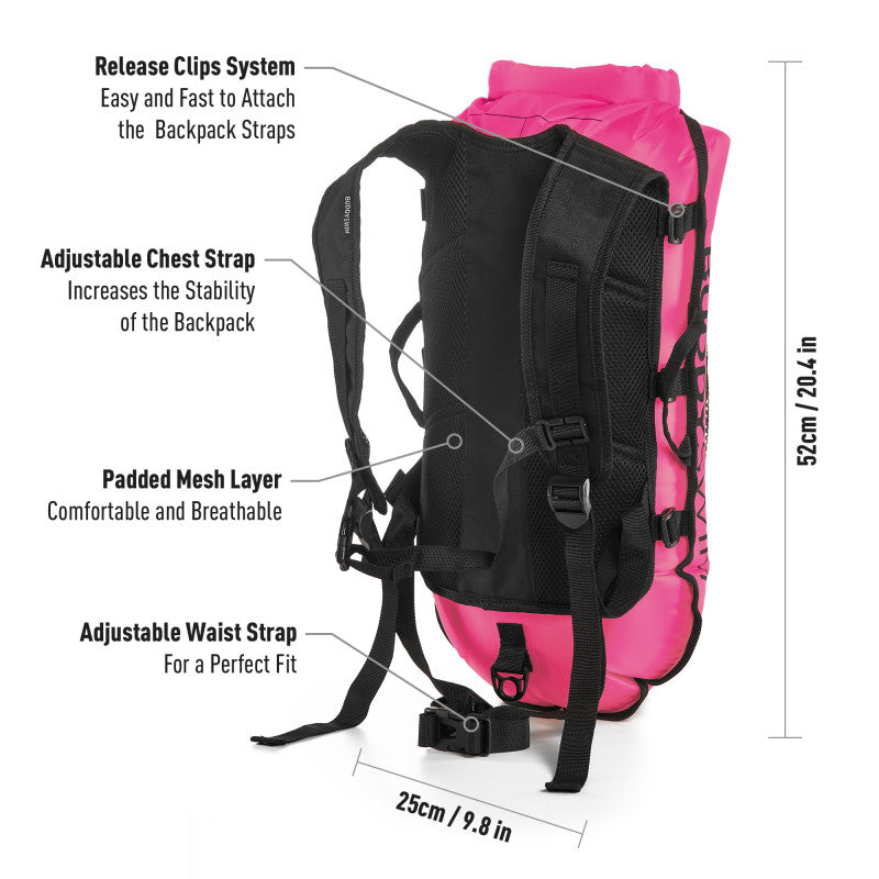 Boya mochila Buddyswim 28 litros - Pink