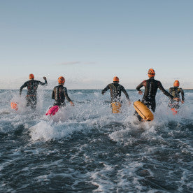 Boya para aguas abiertas BuddySwim 28 lts - Yellow